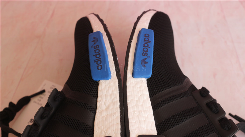 Real Boost Adidas NMD R1 PK Black and Blue